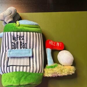 Kids Plush Golf Bag Toy Set